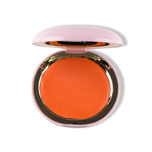 Maquillaje de etiqueta privada de alta calidad Cara Single Glow Velvet Skin Round Shimmer Creamy Pink Blush <span class=keywords><strong>Pop</strong></span> - Product Image 6
