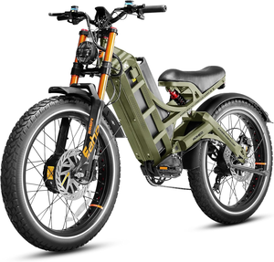 2026 eAhora Romeo Pro 3 Electric Mountain Bike Fat Tire Ebike Off Road Hybrid 240MM*3.0T hydraulic disc brakes electric bike - Product Image 1