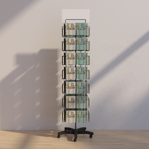 Đơn Lập 4-Bên 56 Túi Dây Kim Loại Bán Lẻ Quà Tặng/Bài/Thiệp Chúc Mừng Hiển Thị <span class=keywords><strong>Spinner</strong></span> Giá Đứng - Product Image 3