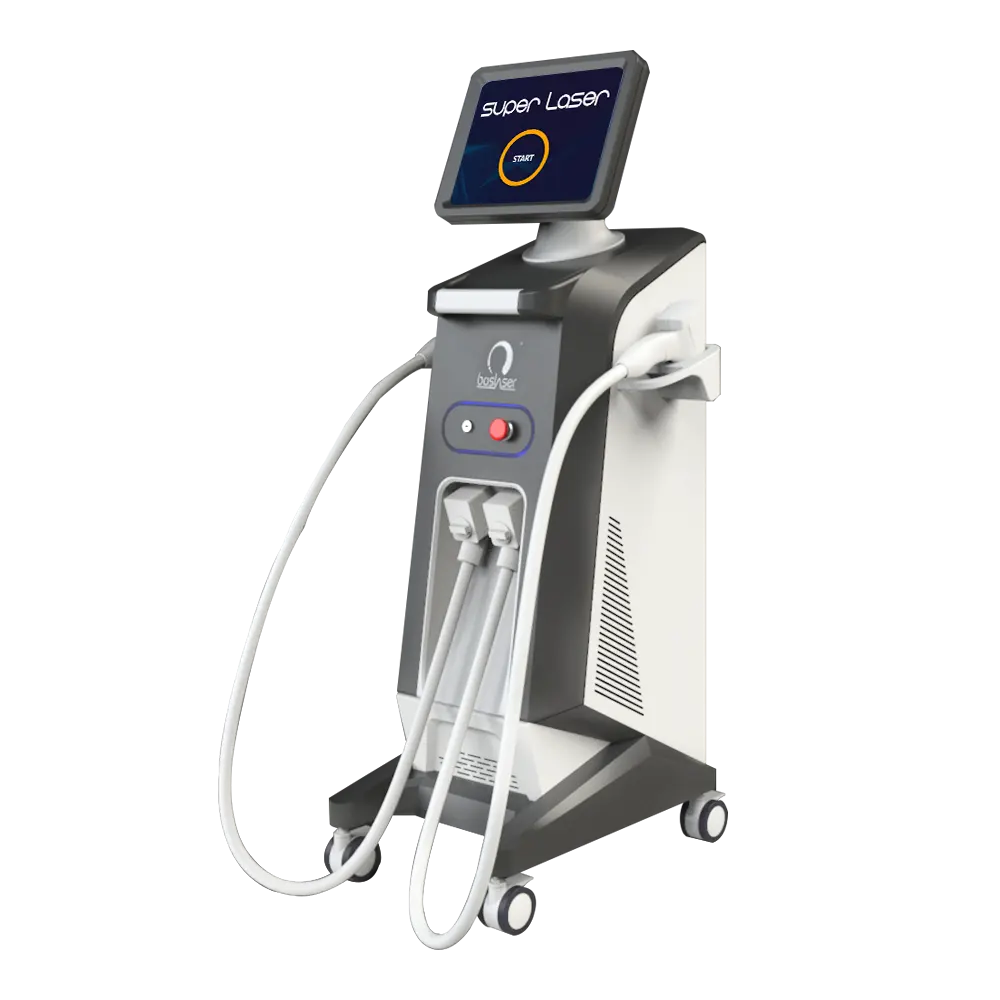 2024 Novo design máquina de depilação a laser de diodo 808nm com 3 comprimentos de onda aparelho de terapia de depilação