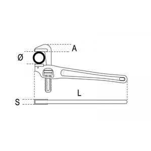 BETA - 003650045 Clés à tube offset robustes en alliage léger-EAN 8014230086644 PIPEWORK WRENCHES - Product Image 3