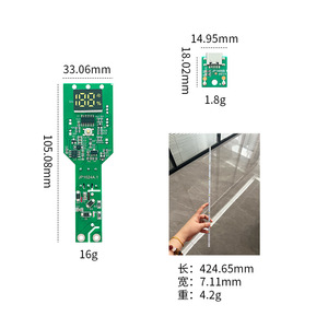 แผงวงจรแสดงผลดิจิตอล Jabil Technology JP1624A.1 สำหรับโคมดักยุงไฟฟ้า ชาร์จผ่าน USB PCBA - Product Image 3