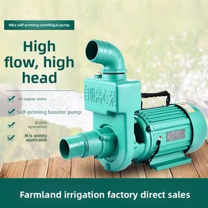 Bomba de agua autocebante de gran caudal para aguas residuales, 220V, de hierro, OEM, 2-3 pulgadas, de alta presión, para riego agrícola - Product Image 1