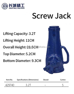 Gato hidráulico mecánico de elevación de grado industrial GREAT WALL PRECISION, equipo de elevación con tornillo ajustable, venta al por mayor - Product Image 6