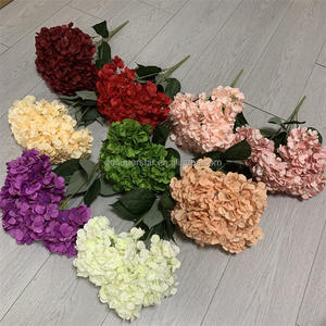 B-997 Compra al por Mayor Flores de Seda para Decoración del Hogar, Ramo Grande de <span class=keywords><strong>Hortensias</strong></span> de 50 cm de Largo, Arreglos de Flores Artificiales de Hortensia - Product Image 5