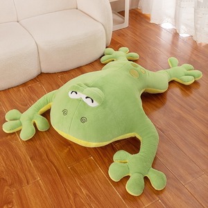 Peluche <span class=keywords><strong>grenouille</strong></span> géante parodique pour anniversaires d'hommes et de femmes, oreiller de chevet, <span class=keywords><strong>position</strong></span> couchée, cadeau poupée de sommeil 130cm - Product Image 4