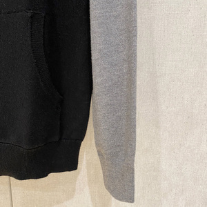 Veste zippée en tricot pour homme, style designer de luxe, col haut, couleur contrastée, pull décontracté, automne-hiver - Product Image 5