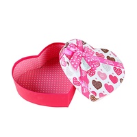 Boîtes cadeaux rigides en forme de cœur pour mariage et Saint-Valentin, impression personnalisée de luxe