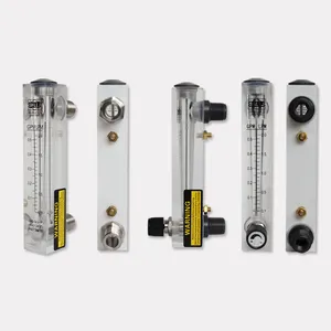 มิเตอร์วัดการไหลของน้ำ Lzt 6เครื่องวัดการไหลของน้ำ Lzt Rotameter Gas สำหรับอากาศ