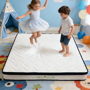 Matelas hybride de luxe moderne en mousse à mémoire de forme et ressorts ensachés, tailles King et Queen, roulé en boîte pour chambre à coucher, école et hôtel - Product Image 4