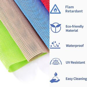 Starunk nhà máy OEM teslin ngoài trời ghế vải chất lượng cao cấp chống UV không thấm nước PVC tráng Polyester lưới vải - Product Image 5