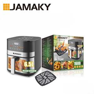 หม้อทอดไร้น้ำมันสไตล์ร่วมสมัย 1600 วัตต์ 6.5 ลิตร พร้อมหน้าจอแสดงผล 8 โปรแกรมตั้งค่าได้ - Product Image 4