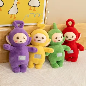 Promotionele Groothandel Meest Populaire Schattige Zachte Teletubbies Cartoon Knuffels Begeleiden Poppen Kids Geschenken