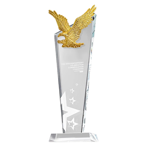<span class=keywords><strong>Trofeos</strong></span> de cristal de águila Premio personalizado en blanco al por mayor - Product Image 1
