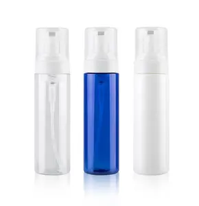 Toptan silindir 150ml-Toptan plastik silindir 100ml 150ml 200ml köpük pompa şişesi yüz temizleyici için