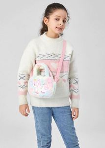 Petit sac bandoulière de voyage pour enfant, sac à main licorne en peluche pour filles, cadeau d'anniversaire - Product Image 6