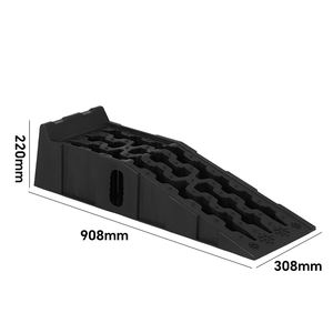 HOMFUL Autoreparatiehellingen, zwaarlast kunststof, antislip, instapdesign voor oliewissel, inspectie en garage reparatie - Product Image 5