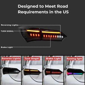 Luces Traseras LED de Alta Calidad para Toyota Corolla 2014-2019, 11.ª Generación, Sedán E210, Conjunto de Lámparas Traseras - Product Image 5