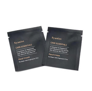 Kundenspezifischer Druck Kleiner Dreiseitig Versiegelter Probenbeutel Flacher <span class=keywords><strong>Sachet</strong></span> für Kosmetik Flüssigkeiten und Pulver Verpackung - Product Image 5