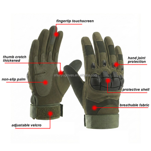<span class=keywords><strong>Gants</strong></span> tactiques de sport complets personnalisés pour homme, protection rigide des mains, antidérapants, compatibles écran tactile, pour <span class=keywords><strong>VTT</strong></span> et motocross - Product Image 3