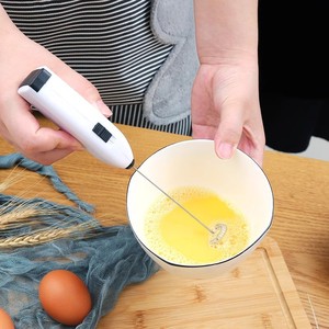 Espumador de Leche Inalámbrico, Batidor de Café, Mezclador, Mini Espumador con Mango, Agitador, Herramienta para Hacer Cappuccino, Utensilios de Cocina - Product Image 1