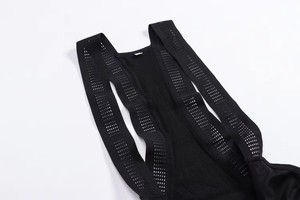 DEZE Cuissard de cyclisme imprimé tendance unisexe personnalisable avec rembourrage Coolmax haute élasticité pour les sorties quotidiennes professionnelles - Product Image 3