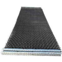 Maille de treillis en acier au manganèse durable, processus personnalisé, haute résistance aux chocs, soudure stable, maille de treillis pour mines