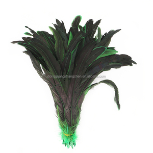 Venta al por mayor 35-40cm Teñido Gallo Cola Pluma Blanqueada Natural Boda Fiesta <span class=keywords><strong>Carnaval</strong></span> Disfraces Tocado Accesorios - Product Image 5