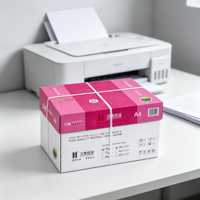 Pasokan Pabrik Kertas Fotocopy A4 Berkualitas Baik 70gsm Putih Kemasan Merah Kertas Fotocopy A4 untuk Penggunaan Kantor