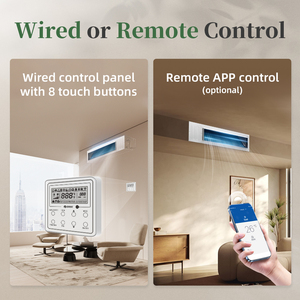 Sistema HVAC Commerciale a Velocità Fissa, <span class=keywords><strong>Condizionatore</strong></span> Canalizzato 18000BTU 24000BTU per Negozi al Dettaglio con Telecomando - Product Image 3