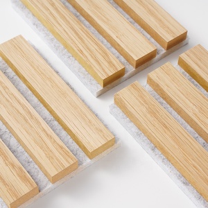 Musique Wanddekoration Akupanel Holz Und Filz Schallschutz Lamelle Akustik Platt Fur Handler - Product Image 3