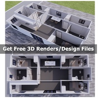 Casa Prefabricada Moderna de Lujo, Modular, Desmontable, de Acero, Mini Casa Móvil, Apartamento, Centro Comercial, Edificio de Oficinas, Vivienda Residencial