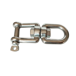 M8 Stainless Steel Ring Fork Type <b>Shackle</b> Swivel Marine and Yacht Hardware Accessories - Product Image 1