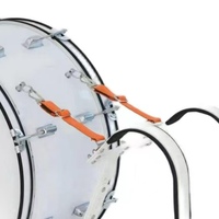 Factory Direct Marching Bass Drum 28 Inch Wood Shell with Carrier and Drum Sticks for School Band Wholesale