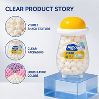 Aimo Biscuits pour bébés semi-mous probiotiques aux fruits sucrés, Biscuits en forme de goutte, Bonbons gélifiés, Poudre protéinée, Normal Open Eat, Boîte de 16g, Lot de 12