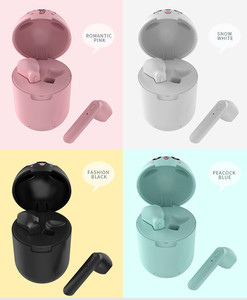 หูฟังไร้สายรูปแมวอัจฉริยะ Zw-T12หูฟังสเตอริโอพร้อมที่ชาร์จ - Product Image 4