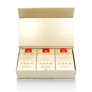 Không thấm nước PVC Poker thẻ giải trí quảng cáo Poker với hộp quà Tặng ba Bộ Vàng cây thiết kế chấp nhận tùy chỉnh - Product Image 3