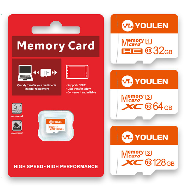 High-Speed Mini SD & TF Cards 256GB-512GB Plastic for Drones GoPro DJI Mavic Bulk Custom