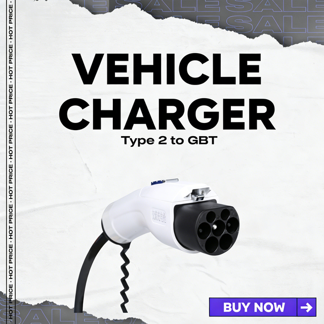 16A/32A Type 2 to GBT EV Charging Cable for New Energy Vehicles - Compatible with Single & Three-Phase, Home & Commercial Use