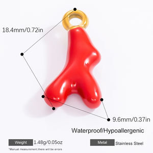 Trendy DIY Sieraden Handgemaakte Seashell Cross Kralen Bedels Emaille Koraal Hangers Roestvrij Staal Waterdicht Voor Sieraden Maken - Product Image 6