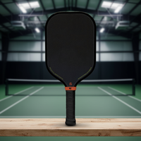 Raquette de pickleball MST BnB Loco Black Flat Head pour Core T700 Surface, 40 trous, écologique, pour le divertissement, 16 mm, allongée