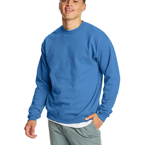 Sweat-shirt brodé vierge à col rond pour hommes de haute qualité fabricant 100% coton Streetwear plaine sweats surdimensionnés sweats à capuche - Product Image 1