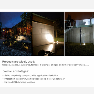 Haute qualité <span class=keywords><strong>IP67</strong></span> extérieur LED <span class=keywords><strong>Spot</strong></span> pelouse lumière nouveau Design pour jardin éclairage corps en aluminium avec alimentation cc - Product Image 5