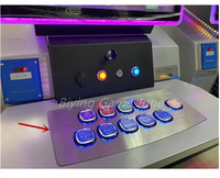 Pont à 10 boutons à pièces personnalisé en usine avec micro interrupteur pour machine d'arcade de compétence