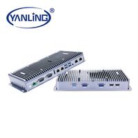 PC Embebido Sin Ventilador I3-10110U a Precio de Fábrica, 4 Puertos COM RS232 RS422, Tel GbE, Entrada Amplia de 9-36V, VGA, HD-MI, RAID 0/1, TPM 2.0 para Uso Médico