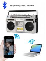 Lecteur de cassette électrique de style rétro, haut-parleur Bluetooth, radio stéréo portable, enregistreur, boombox AM/FM MP3, pour la maison, le garage, l'hôtel