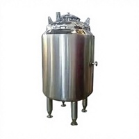 Réservoir d'air horizontal personnalisable de 1000 L, résistant à une pression de 12 bars, en acier inoxydable HDPE, pompe automatique pour le stockage d'huile de camion