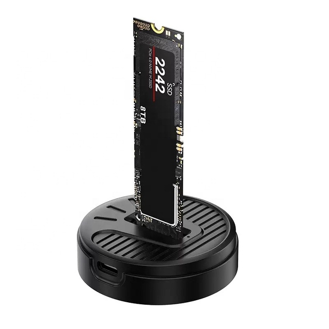 10Gbps Portable Ssd Docking Station Ngff Sata Nvme Dual Protocol M.2 Nvme Pcie Multiple Ssd Docking Station