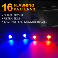 Feux de signalisation clignotants à LED Eagle Eye 4 en 1 avec télécommande, feux de voiture, lampe stroboscopique, signal lumineux, feux de jour COB 12V
