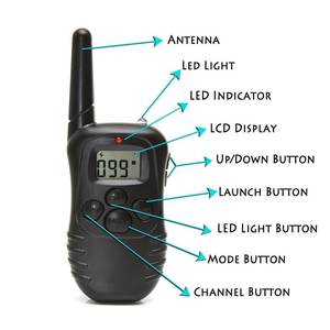 एंटी बार्किंग बीपर रिमोट रिचार्जेबल पालतू कुत्ता प्रशिक्षण कॉलर 2 कुत्तों के प्रशिक्षण कॉलर - Product Image 3